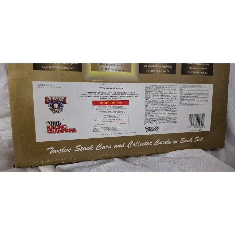 Racing Champions NASCAR 50th Anniversary  Diecast Set (12)‎ 1:64 | Set 2 of 4